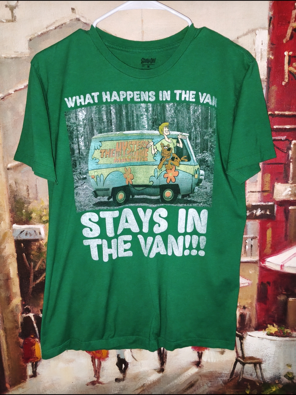 Scooby-Doo Green Graphic Tee - "Stays In The Van"